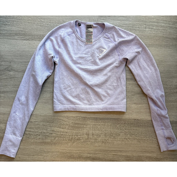 Gymshark Tops - Gymshark Women's Dry Seamless Long Sleeve Crop Top XS